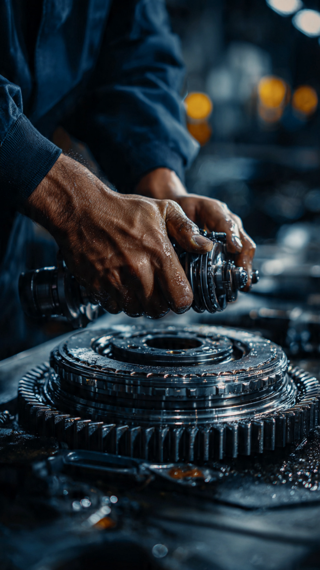 Proceso técnico de remachado de discos de clutch y mecánica de precisión bajo estándares de alta gama.